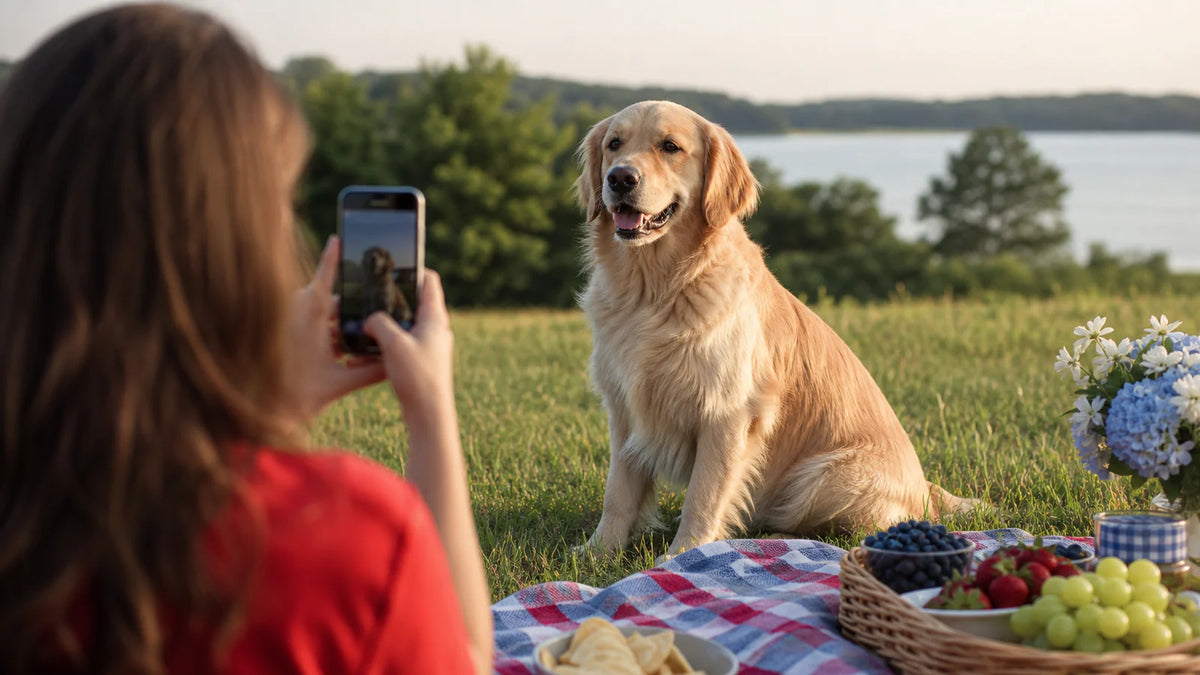 America 250 Dog Photo Ideas for July 4 2026 editorial scene