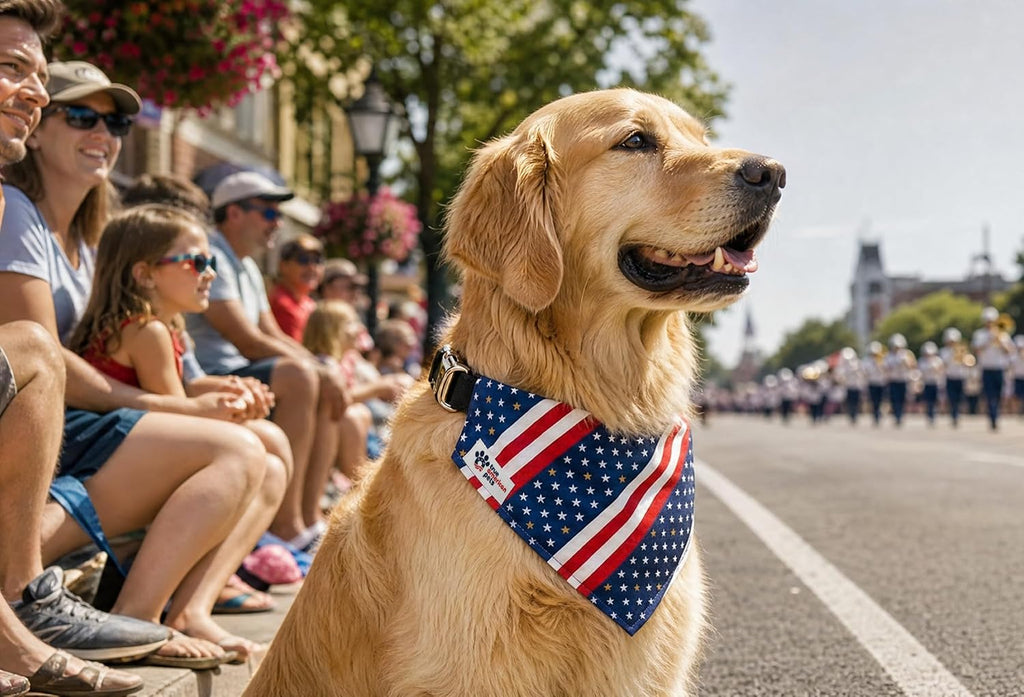 Sgt. Stubby Patriotic Dog Bandana Collar — photo 3
