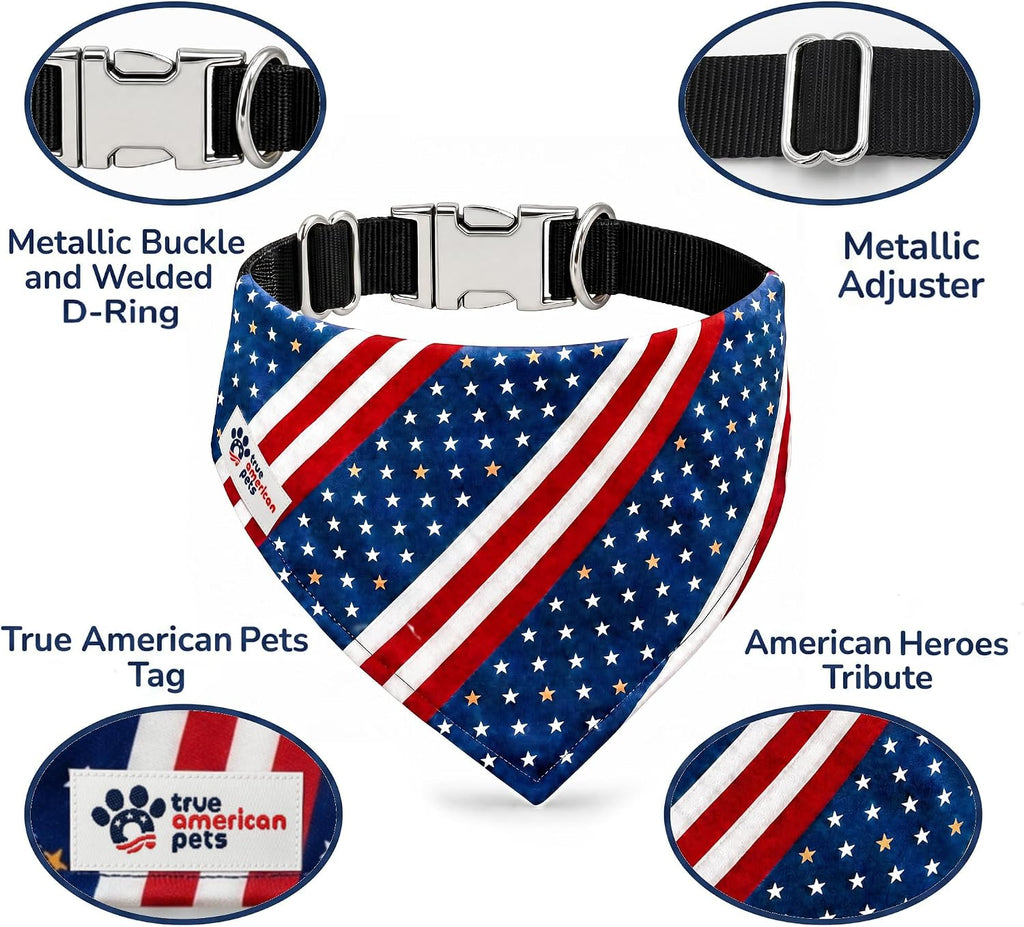 Sgt. Stubby Patriotic Dog Bandana Collar — photo 4